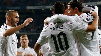 שחקני ריאל מדריד חוגגים (טוויטר) (מערכת ONE) שחקני ריאל מדריד חוגגים (טוויטר) (מערכת ONE)