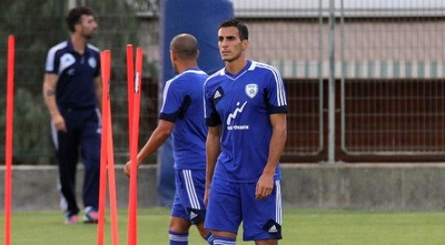 חאתם עבד אלחמיד באימון הנבחרת (רדאד ג´בארה)