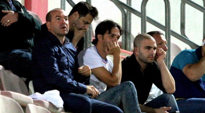 אייל ברקוביץ´ עם אחיו ניר (משה חרמון)