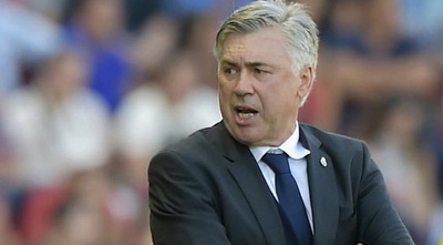 קרלו אנצ´לוטי. מרוצה מהפתיחה המדהימה של רונאלדו קרלו אנצ´לוטי. מרוצה מהפתיחה המדהימה של רונאלדו