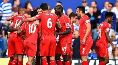 שחקני ליברפול חוגגים (טוויטר) שחקני ליברפול חוגגים (טוויטר)