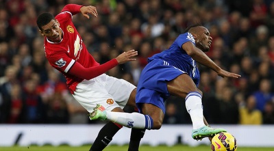 כריס סמולינג ודידייה דרוגבה (רויטרס) כריס סמולינג ודידייה דרוגבה (רויטרס)