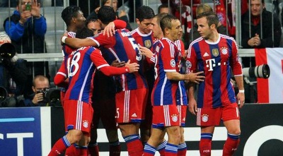 שחקני באיירן מינכן חוגגים (טוויטר) שחקני באיירן מינכן חוגגים (טוויטר)