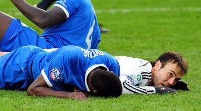 נאתכו מתוסכל במשחק מול זניט