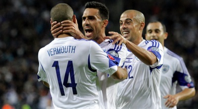 הנבחרת חוגגת בטירוף (יניב גונן)