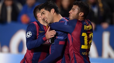 סוארס חוגג (רויטרס)