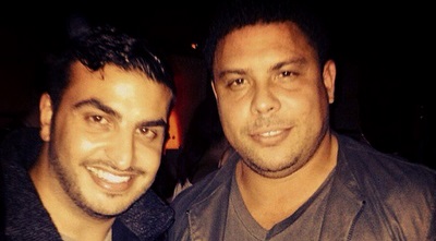 סייף באחד מהאירועים עם רונאלדו (אינטסטגרם של סייף)