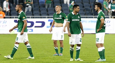 שחקני מכבי חיפה מאוכזבים (רדאד ג´בארה) שחקני מכבי חיפה מאוכזבים (רדאד ג´בארה)