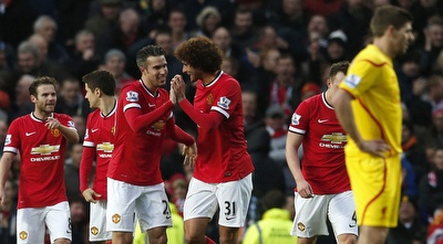 חוגגים את השער של ואן פרסי (רויטרס)