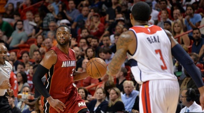 דוויין ווייד מול בראדלי ביל (רויטרס) דוויין ווייד מול בראדלי ביל (רויטרס)