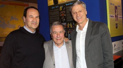 שמעון מזרחי עם מיקי ברקוביץ´ וטל ברודי (חגי ניזרי)