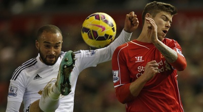 ריצ´רדס מונע את הכדור מאלברטו מורנו (רויטרס)