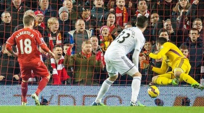 אלברטו מורנו כובש. מהלך ענק של ליברפול