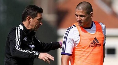 מיטרוביץ&acute; באימון אנדרלכט. הרשים מהרגע הראשון