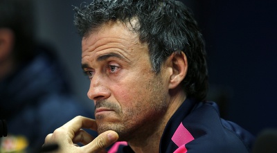 לואיס אנריקה. מקבל תמיכה מההנהלה (רויטרס)