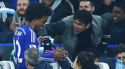 וויליאן מרוצה לאחר הניצחון (רויטרס) וויליאן מרוצה לאחר הניצחון (רויטרס)