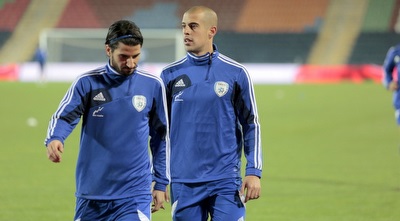 טל בן חיים וליאור רפאלוב באימון הנבחרת (אורן בן חקון) טל בן חיים וליאור רפאלוב באימון הנבחרת (אורן בן חקון)