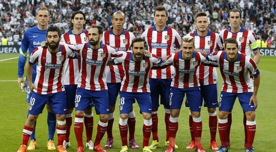 שחקני אתלטיקו בדרבי (רויטרס)