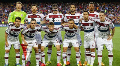 שחקני באיירן מינכן (רויטרס)