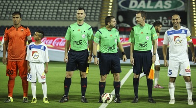 מישאלוף וגלבאן עם צוות השיפוט (איתי כהן)