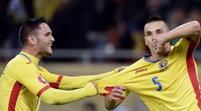 אובידיו חובאן חוגג במדי רומניה (רויטרס)