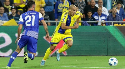 טל בן חיים ומכבי ת&qout;א פתחו טוב (רדאד ג&acute;בארה)