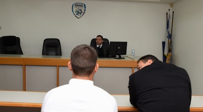 איתי שכטר ודודו בזק בבית הדין (נעם מורנו)