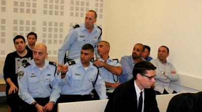 נציגי המשטרה בדיון (משה חרמון) נציגי המשטרה בדיון (משה חרמון)