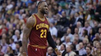 לברון ג&acute;יימס. קלע באחוזים טובים, אך לא מנע הפסד (רויטרס)