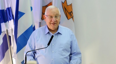 נשיא המדינה רובי ריבלין (אחמד מוררה)