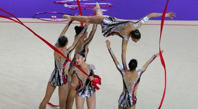 נבחרת ישראל בהתעמלות אמנותית (משה חרמון) נבחרת ישראל בהתעמלות אמנותית (משה חרמון)