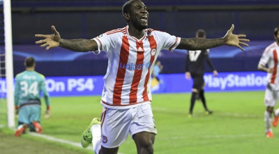 בראון אידייה חוגג בעונה שעברה  (רויטרס)