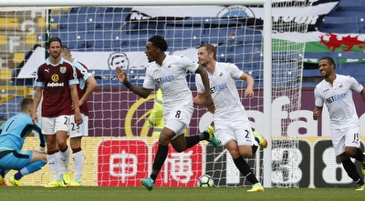 שחקני סוונסי בטירוף (רויטרס)