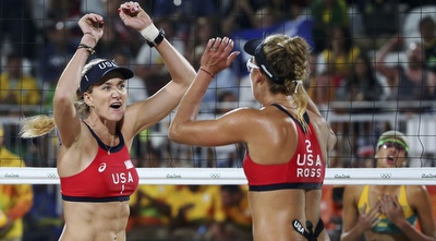 קרי וולש ואפריל רוס. בדרך לתואר נוסף? (רויטרס)