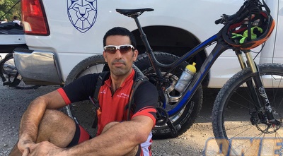 יניב ברנס והאופניים. הספורט הפך לחלק משמעותי בחייו