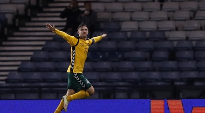 פיודור צ&acute;רניך חוגג (רויטרס)