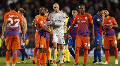 שחקני מנצ&acute;סטר סיטי (רויטרס)