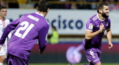 נאצ´ו פרנדדס חוגג שער מדהים (La Liga) נאצ´ו פרנדדס חוגג שער מדהים (La Liga)