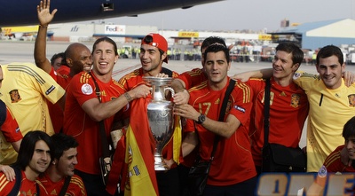 נבחרת ספרד. ביססה את מעמדה במקום הראשון (רויטרס)