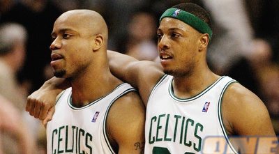 ברנדון האנטר. יחד עם חבר ישן בבוסטון  (רויטרס)