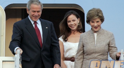 משפחת בוש. בקרוב פלפס יהיה גם חלק מהמשפחה? (רויטרס)