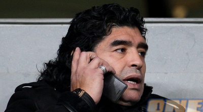 מראדונה. התחיל לעבוד  (Gettyimages)