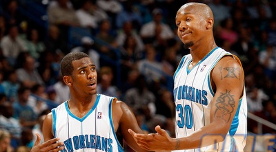 כריס פול ודייויד ווסט (GettyImages) כריס פול ודייויד ווסט (GettyImages)