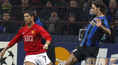 רונאלדו ואיברהימוביץ&acute;. לא ישחקו ביחד בעונה הקרובה (רויטרס)