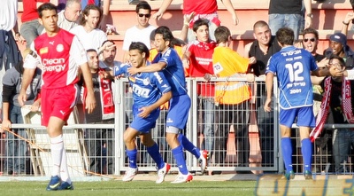 אוהד קדוסי חוגג את ה-10 שלו העונה (אמיר לוי) אוהד קדוסי חוגג את ה-10 שלו העונה (אמיר לוי)