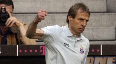 קלינסמן. הוביל את גרמניה קדימה (רויטרס) קלינסמן. הוביל את גרמניה קדימה (רויטרס)