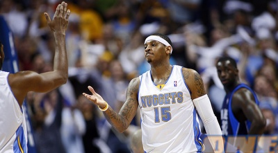 כרמלו אנתוני. דנבר כבר ביתרון 0:2 (רויטרס)