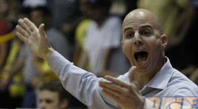 פרנקו. יכול להיות מרוצה מאוד מהניצחון על נבחרת חזקה (אמיר לוי)