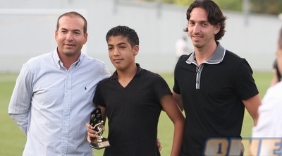 ברקוביץ&acute; במהלך טקס סיום העונה: &qout; (עמית מצפה)