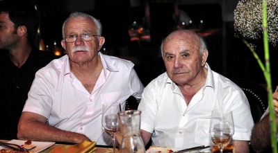 עמנואל שפר עם איצ´ה מנחם (אלעד ירקון)